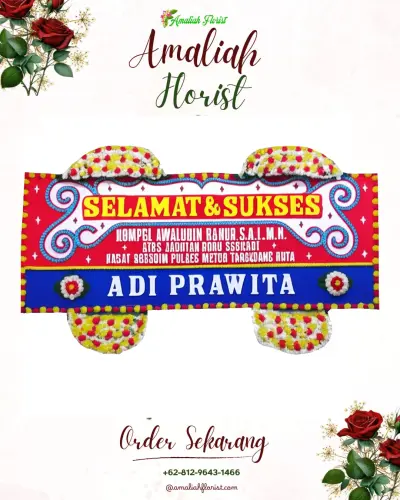 Karangan Bunga Ucapan Selamat di Cilembang